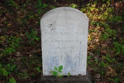 Peter Guillebeau Tombstone. Click for full size. Peter Guillebeau Tombstone image. Click for full size.