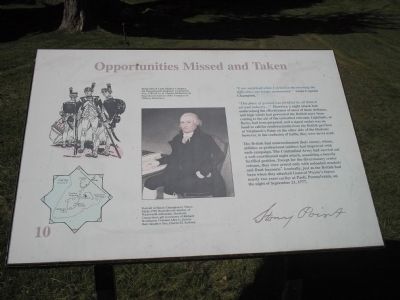 Opportunities Missed and Taken Marker image. Click for full size.