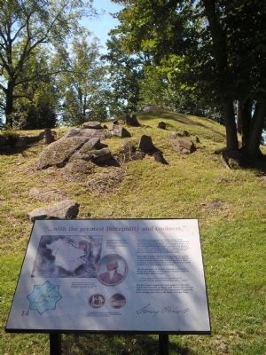 Marker on the Stony Point Battlefield. Click for full size. Marker on the Stony Point Battlefield image. Click for full size.