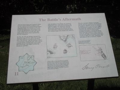The Battles Aftermath Marker image. Click for full size.