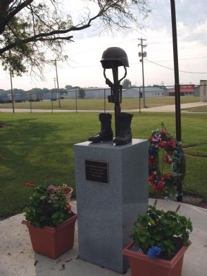 Memorial with Plaque. Click for full size. Memorial with Plaque image. Click for full size.