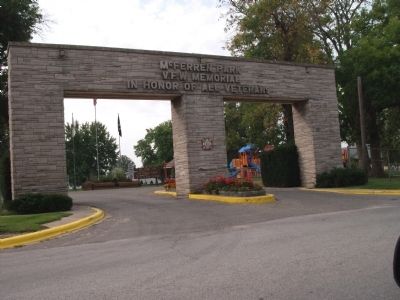Entrance to McFerren Park. Click for full size. Entrance to McFerren Park image. Click for full size.