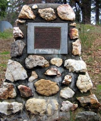 Pioneer Cemetery Marker. Click for full size. Pioneer Cemetery Marker image. Click for full size.