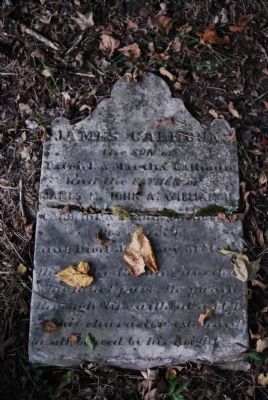James Calhoun Tombstone<br>Carved by T. Berry & Co.<br>Washington, D.C. image. Click for full size.