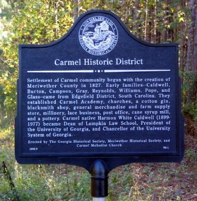 Carmel Historic District Marker image. Click for full size.