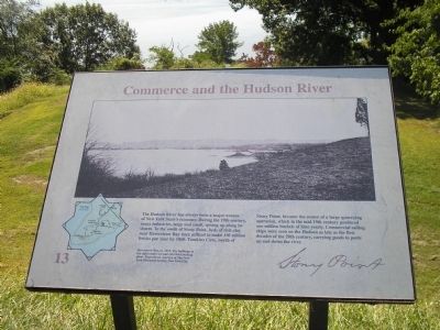 Commerce and the Hudson River Marker. Click for full size. Commerce and the Hudson River Marker image. Click for full size.