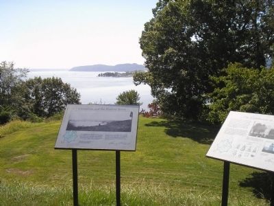 Markers on the Stony Point Battlefield. Click for full size. Markers on the Stony Point Battlefield image. Click for full size.