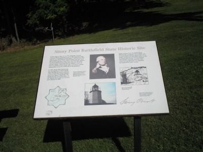Stony Point Battlefield State Historic Site Marker image. Click for full size.