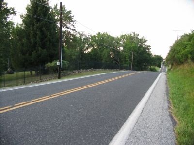 The Emmitsburg Road Looking North toward Gettysburg image. Click for full size.