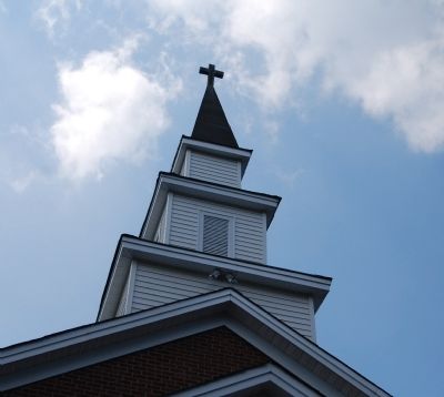 Oolenoy Baptist Church - Steeple image. Click for full size.
