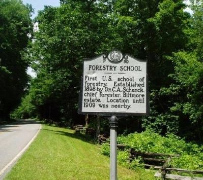 Forestry School Marker image. Click for full size.