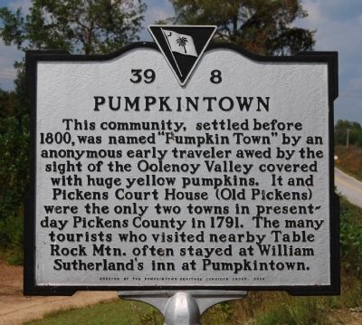 Pumpkintown Marker image. Click for full size.