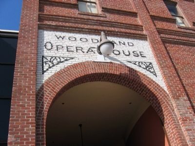 The Woodland Opera House Entrance image. Click for full size.