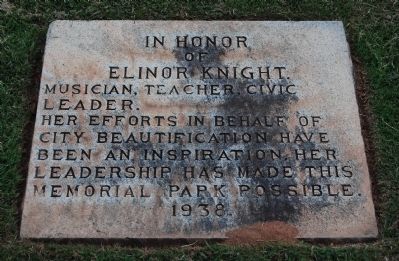 In Honor of Elinor Knight Marker image. Click for full size.