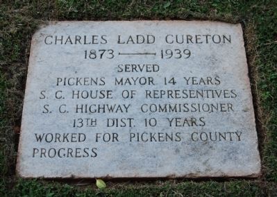 Charles Ladd Cureton Marker image. Click for full size.