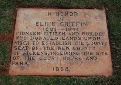 Elihu Griffin Marker image. Click for full size.
