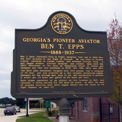Ben T. Epps Marker image. Click for full size.