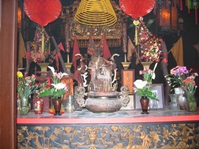 Interior of Bok Kai Temple image. Click for full size.
