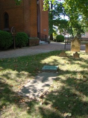 Dr. Alexander Humphreys Grave at Trinity Episcopal Church. Click for full size. Dr. Alexander Humphreys Grave at Trinity Episcopal Church image. Click for full size.