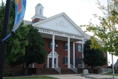 Pickens County Veterans Memorial Marker. Click for full size. Pickens County Veterans Memorial Marker image. Click for full size.