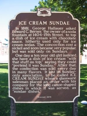 Ice Cream Sundae Marker. Click for full size. Ice Cream Sundae Marker image. Click for full size.