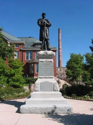 Nearby Civil War Memorial. Click for full size. Nearby Civil War Memorial image. Click for full size.