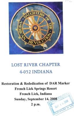 Restoration & Rededication of D. A. R. Marker — September 14, 2008 image. Click for full size.