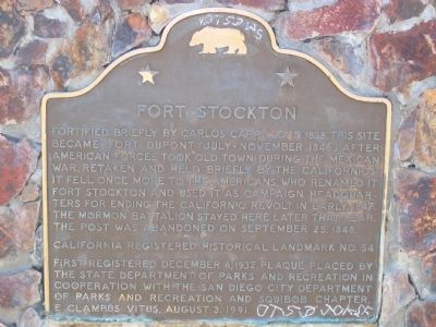 Fort Stockton Marker image. Click for full size.