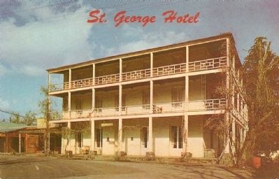 Vintage Postcard - St. George Hotel image. Click for full size.