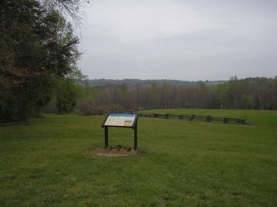 Marker in Sailor’s Creek Battlefield State Park image. Click for full size.
