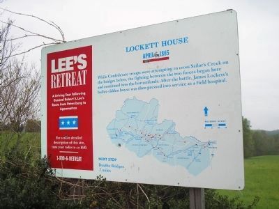 Lees Retreat Lockett House Marker image. Click for full size.
