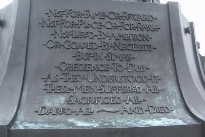 Confederate Memorial Marker, Panel 1. Click for full size. Confederate Memorial Marker, Panel 1 image. Click for full size.