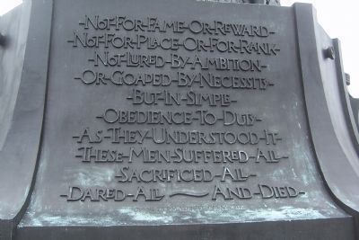 Confederate Memorial Marker, Panel 1 image. Click for full size.