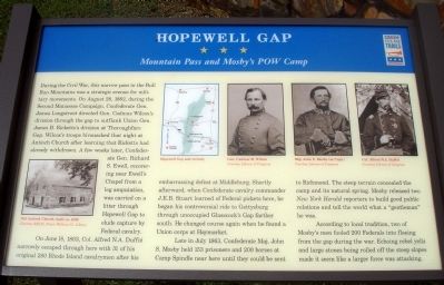 Hopewell Gap Marker image. Click for full size.