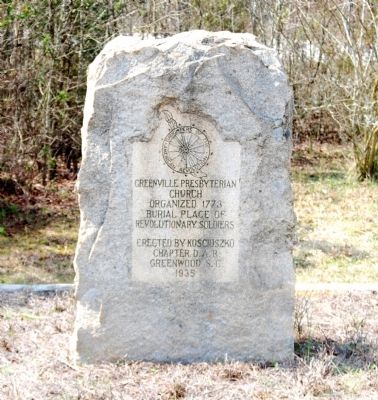 Greenville Presbyterian Church Marker. Click for full size. Greenville Presbyterian Church Marker image. Click for full size.