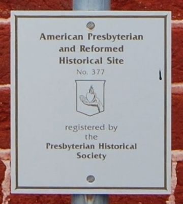 American Presbyterian and<br>Reformed Historical Site image. Click for full size.