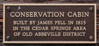 Conservation Cabin Marker. Click for full size. Conservation Cabin Marker image. Click for full size.
