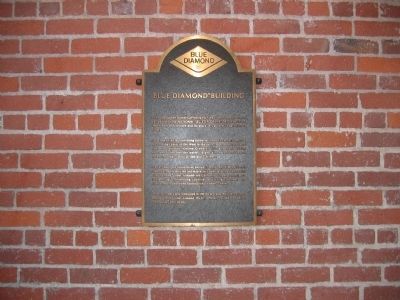 Blue Diamond Building Marker image. Click for full size.