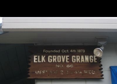 El Grove Grange No. 86 Building image. Click for full size.