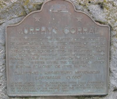 Murphy’s Corral Marker. Click for full size. Murphy’s Corral Marker image. Click for full size.