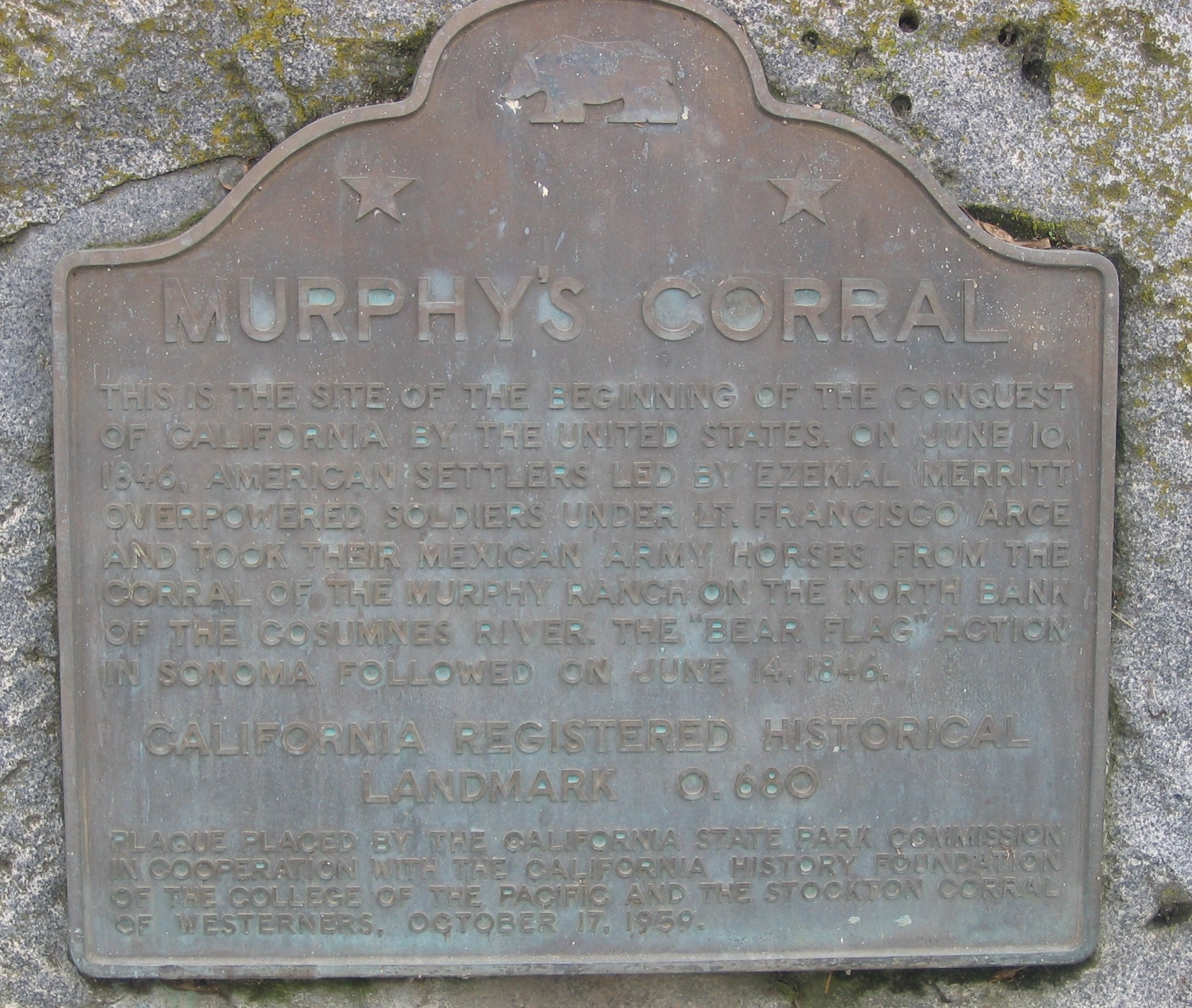 Murphy’s Corral Marker