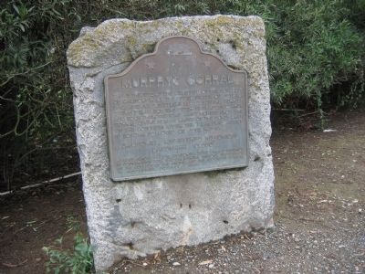 Murphy’s Corral Marker. Click for full size. Murphy’s Corral Marker image. Click for full size.