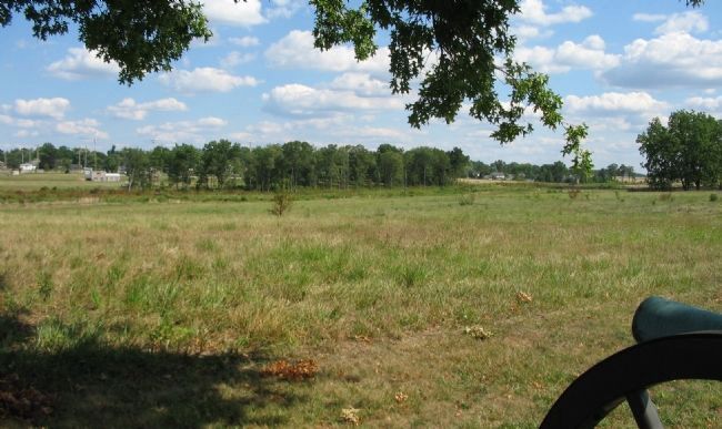 Lewis Artillery View of Cemetery Ridge image. Click for full size.