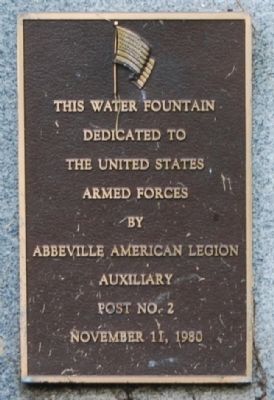This Water Fountain Marker. Click for full size. This Water Fountain Marker image. Click for full size.