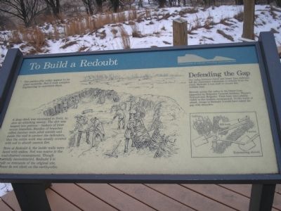 To Build a Redoubt Marker image. Click for full size.