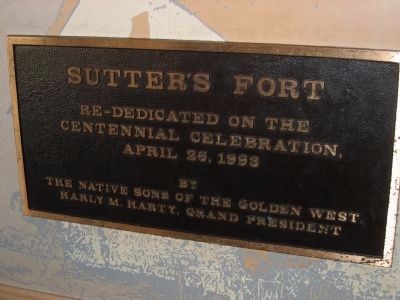 Marker inside the museum. Click for full size. Marker inside the museum image. Click for full size.