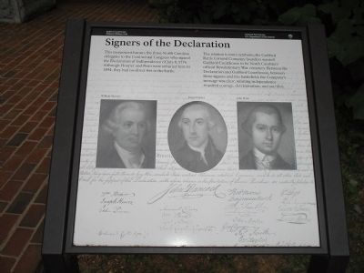 Signers of the Declaration Marker image. Click for full size.