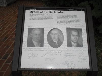 Signers of the Declaration Marker. Click for full size. Signers of the Declaration Marker image. Click for full size.