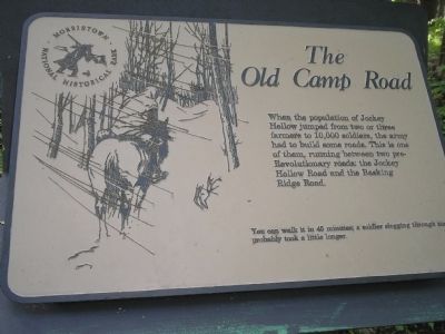 The Old Camp Road Marker. Click for full size. The Old Camp Road Marker image. Click for full size.