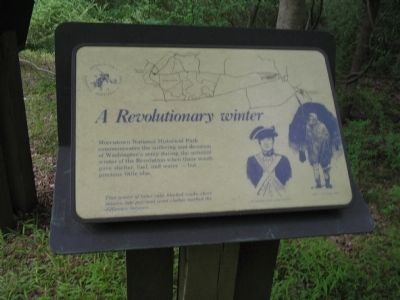 A Revolutionary Winter Marker. Click for full size. A Revolutionary Winter Marker image. Click for full size.